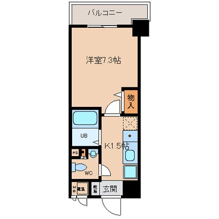 ｴｲﾁ･ﾂｰ･ｵｰ東住吉Ⅰ番館の物件間取画像